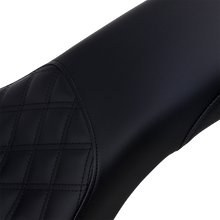 SADDLEMEN Profiler Seat - Front Lattice/Rear Smooth - Black - FX '18-'24 818-30-149