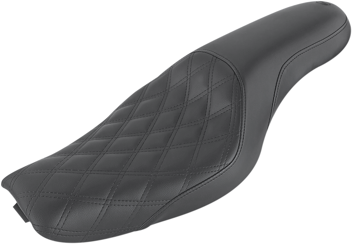 SADDLEMEN Profiler Seat - Front Lattice/Rear Smooth - Black - XL '04-'20 807-03-149