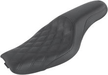 SADDLEMEN Profiler Seat - Front Lattice/Rear Smooth - Black - XL '04-'20 807-03-149