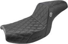SADDLEMEN Pro Series SDC Performance Seat - w/o Backrest - Lattice Stitch/Lumbar Gripper - FXR '82-'00 SC88209DB
