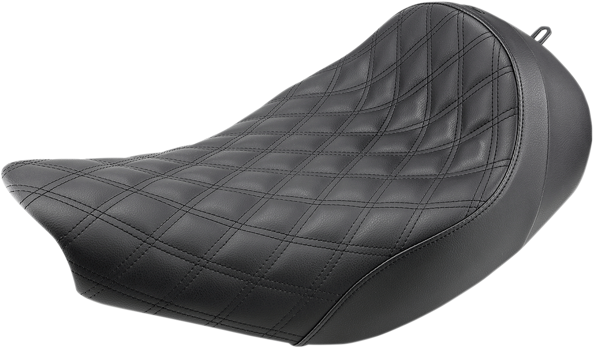 SADDLEMEN Renegade Solo Seat - Lattice Stitched - Black - Indian '14-'24 I14-07-002LS