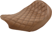 SADDLEMEN Renegade Solo Seat - Lattice Stitched - Brown - Indian '14-'24 I14-07-002BLS