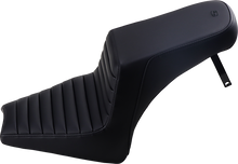 SADDLEMEN Step-Up Seat - Front Tuck-n'-Roll/Rear Smooth - Black - Scout Bobber I18-33-171