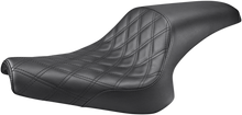 SADDLEMEN Seat - Profiler™ - 2-Up - Front Lattice Stitch - Black - Bolt Y13-16-149
