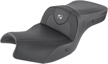 SADDLEMEN Heated Roadsofa™ Seat - Carbon Fiber - Without Backrest - Black - Indian I20-06-185HCT