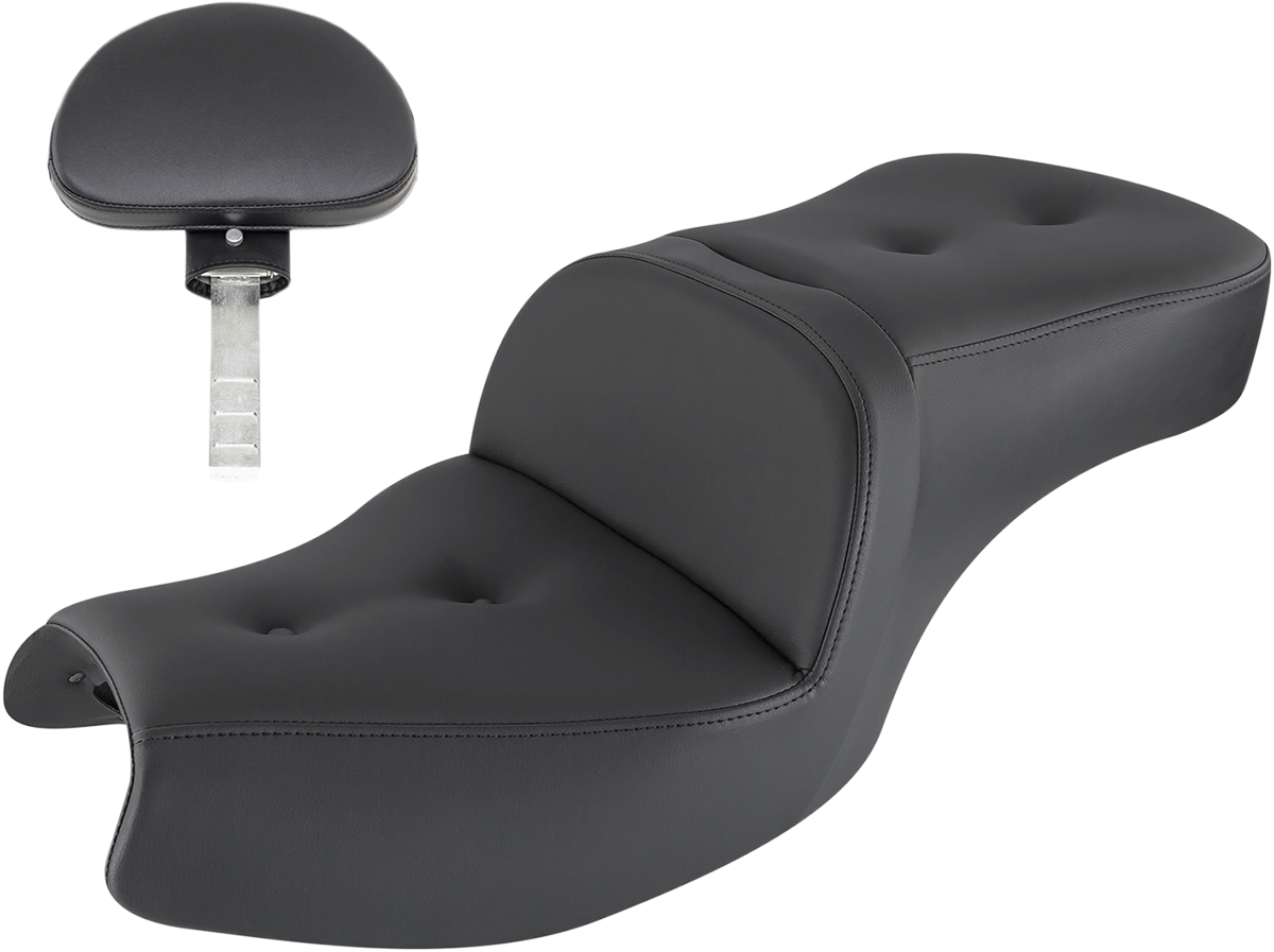 SADDLEMEN Roadsofa™ Seat - Pillow Top - With Backrest - Indian I20-06-181BR