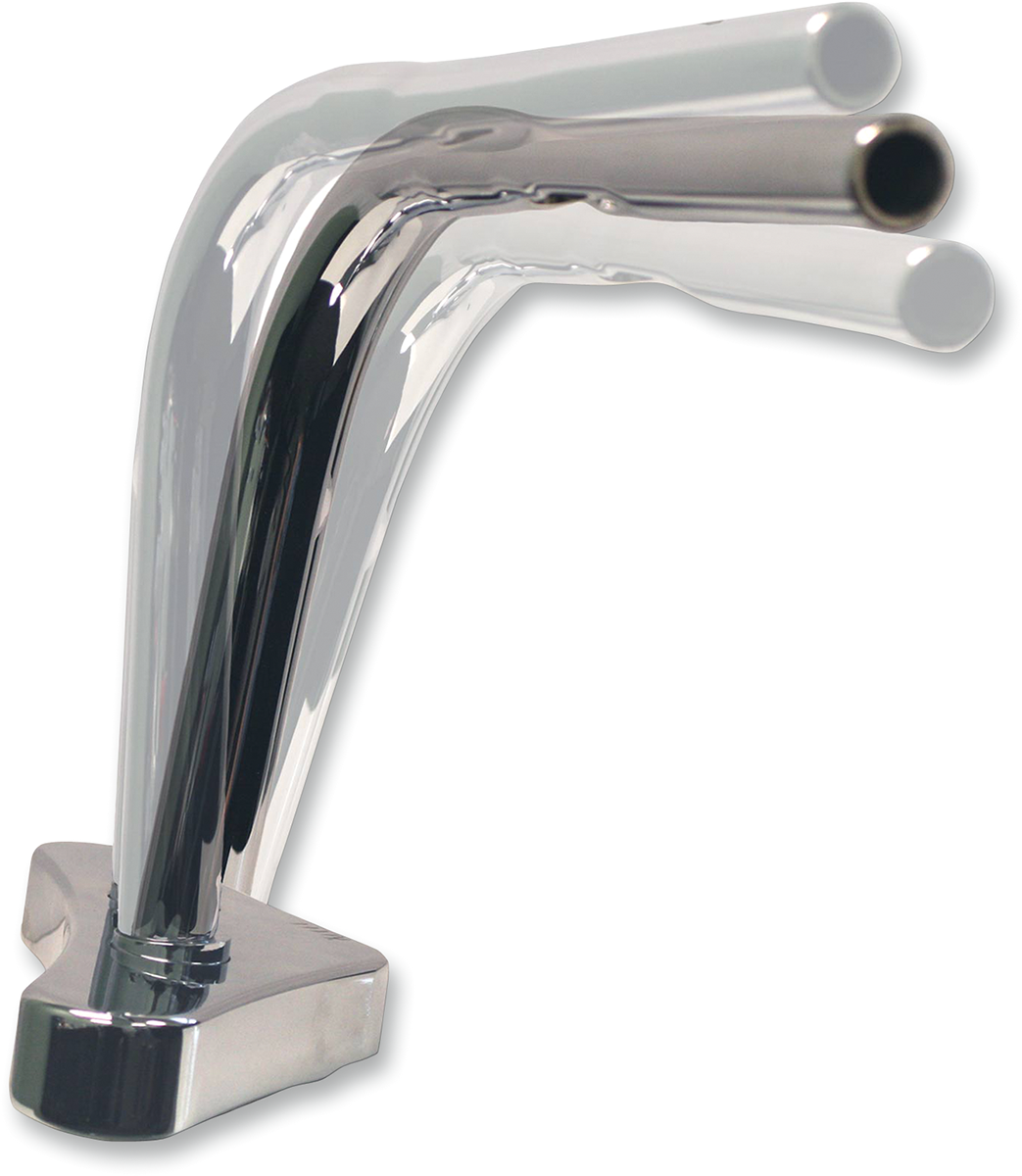 LA CHOPPERS Angled Handlebar Riser Bushing Kit - 5° - Chrome LA-7400-00