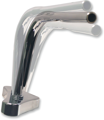 LA CHOPPERS Angled Handlebar Riser Bushing Kit - 5° - Chrome LA-7400-00