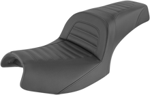 SADDLEMEN Slim Roll & Pleat Seat - Black - Indian I20-06-161
