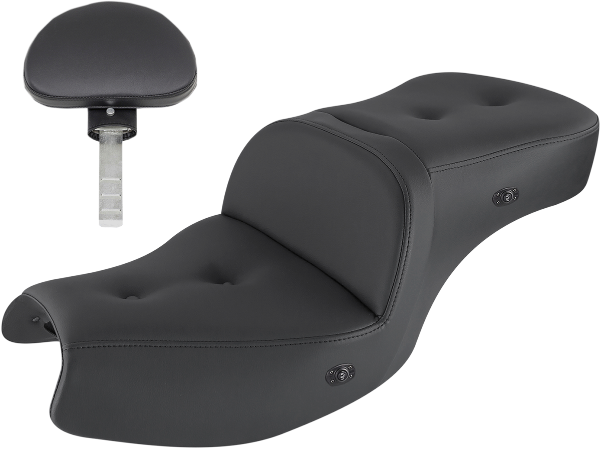 SADDLEMEN Pillow-Top Heated Roadsofa™ Seat - With Backrest I20-06-181BRHCT