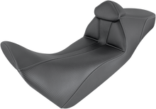 SADDLEMEN Adventure Tour Seat - Low - Lumbar Backrest - Black - CRF1000 '16-'19 0810-H049BR