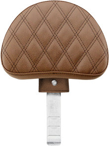 SADDLEMEN Backrest - Lattice Stitched - Brown 11567BLS