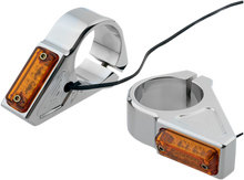 JOKER MACHINE LED Turn Signals - 39 mm - Chrome 05-300-3