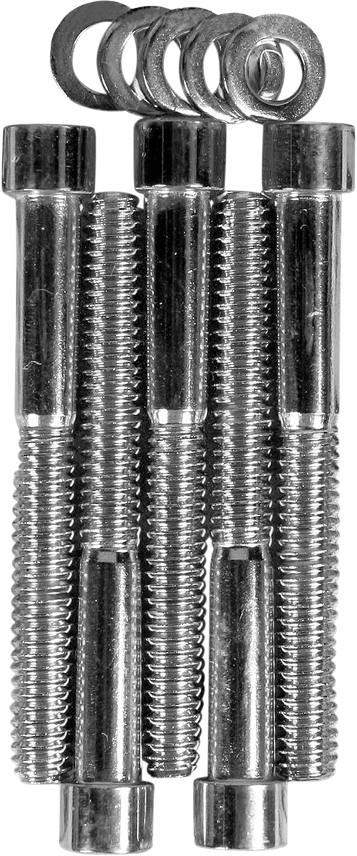DRAG SPECIALTIES Bolt Set - Transmission Side Cover - Smooth/Socket-Head MK357S