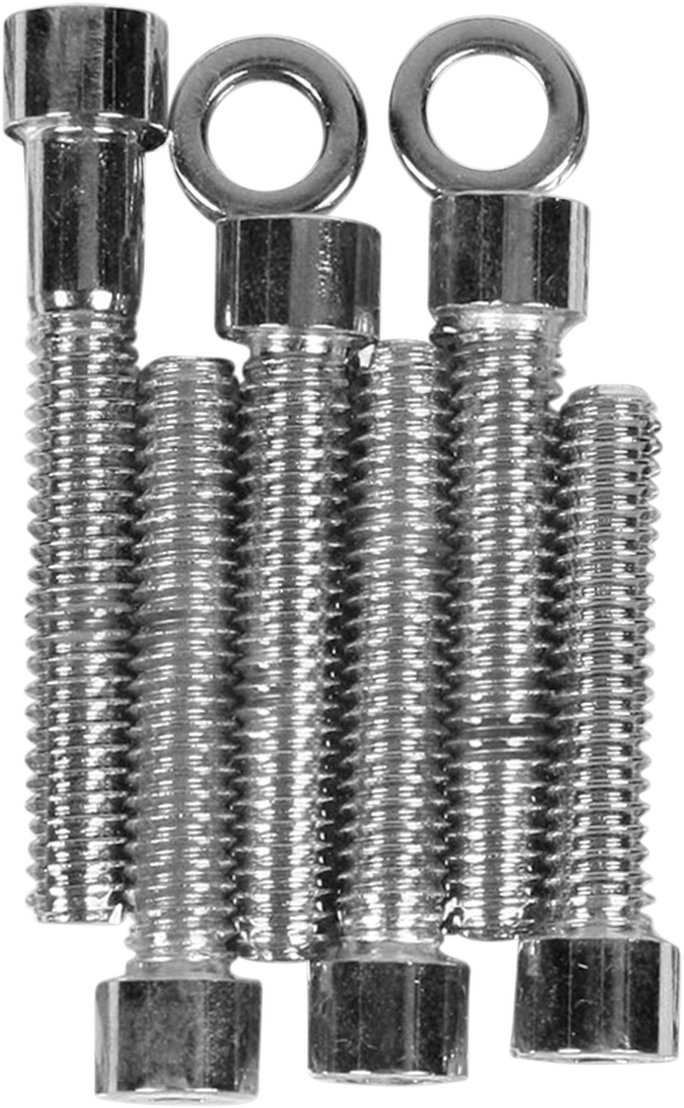 DRAG SPECIALTIES Bolt Kit - Cam Cover - Smooth - Chrome - '93-'00 Harley-Davidson MK366S