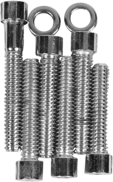 DRAG SPECIALTIES Bolt Kit - Cam Cover - Smooth - Chrome - '93-'00 Harley-Davidson MK366S