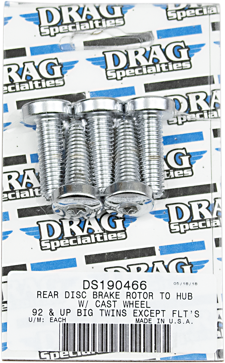 DRAG SPECIALTIES Mounting Kit - Rotor - Cast - Rear MK307