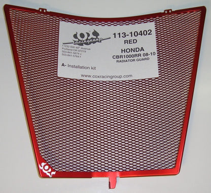 Cox Racing Radiator Guards for the Honda CBR1000RR (08-20)