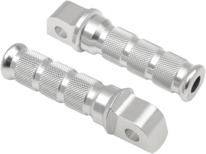 EMGO Rear Foot Pegs - Silver - Kawasaki 50-11251