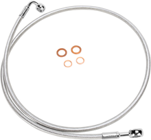 MAGNUM SHIELDING Brake Line - 180/90° - 50" - Polished Stainless 56450SW