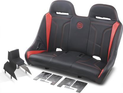 BS SAND Extreme Bench Seat - Black/Deep Orange EXBEDODTC