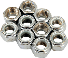 DRAG SPECIALTIES Nuts - Nylon - Chrome - 7/16"-20 MPB280