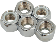 DRAG SPECIALTIES Nuts - Nylon - Chrome - 5/8"-18 MPB281