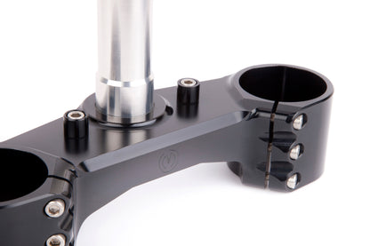 Motocorse Custom Ohlins R&T Forks with SBK Lowers and Billet Triple Clamps and Clip-ons for MV Agusta Superveloce 800