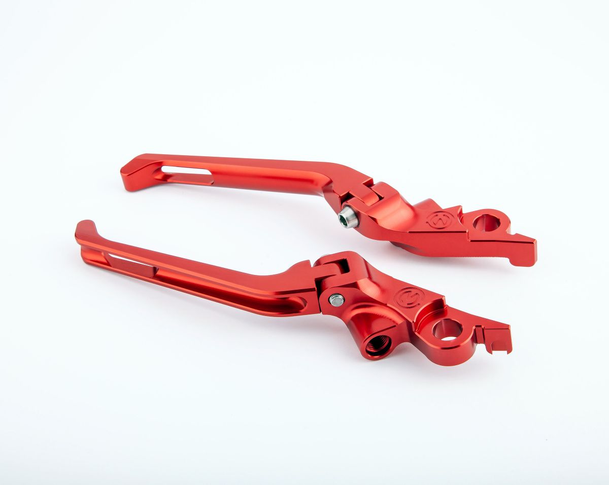 Motocorse BIllet Aluminum Folding Adjustable Lever Set For MV Agusta Models with Nissin Master cylinders