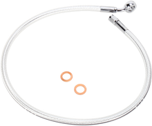 MAGNUM SHIELDING Brake Line - 7/16-35° - 26" - Sterling Chromite II AS37926