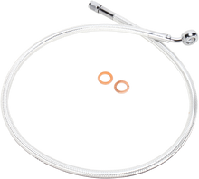 MAGNUM SHIELDING Brake Line - 7/16-35° - 30" - Sterling Chromite II AS37930