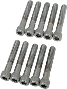 DRAG SPECIALTIES Bolts - Socket-Head - Knurled - 1/4-20 x 1-1/2" MPB183