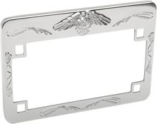EMGO Eagle License Plate Frame - Chrome 86-42630