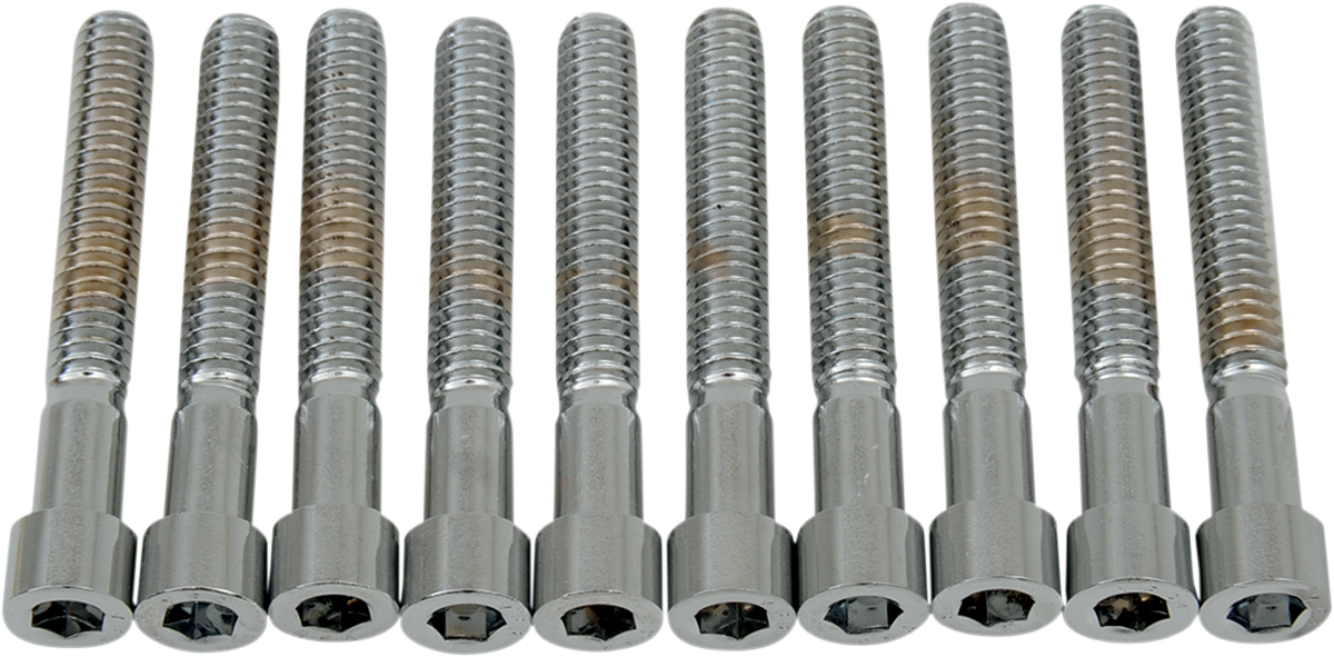DRAG SPECIALTIES Bolts - Socket-Head - Smooth - 1/4-20 x 1-3/4" MPB184S