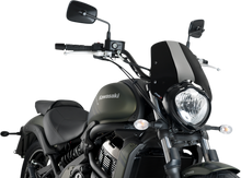 PUIG HI-TECH PARTS New Generation Windscreen - 12-1/4" - Black - Vulcan 3175N