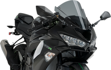 PUIG HI-TECH PARTS Race Windscreen - 13-3/4" - Dark Smoke - ZX-6R 3177F