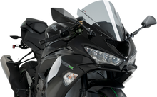 PUIG HI-TECH PARTS Race Windscreen - 13-3/4" - Smoke - ZX-6R 3177H