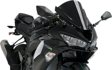 PUIG HI-TECH PARTS Race Windscreen - 13-3/4" - Black - ZX-6R 3177N
