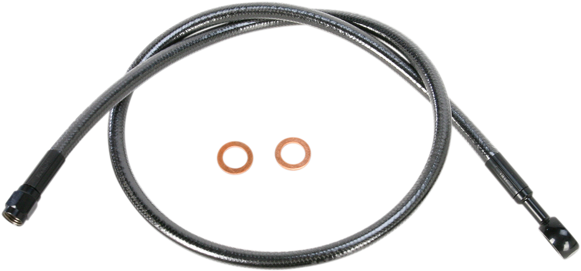 MAGNUM SHIELDING Brake Line - 7/16-35° - 32" - Black Pearl AS47932