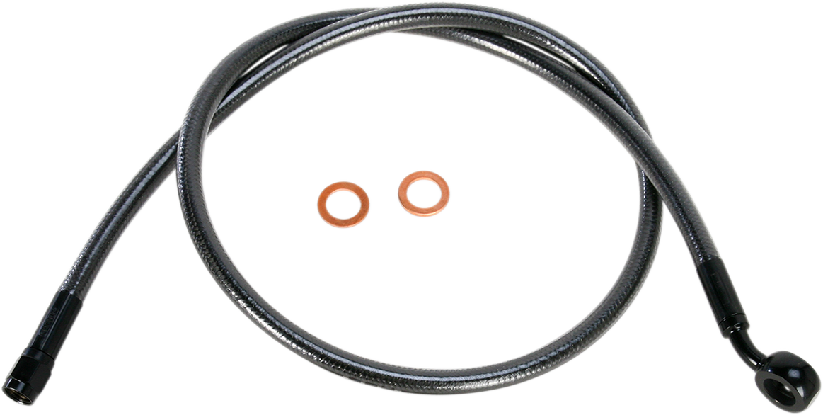 MAGNUM SHIELDING Brake Line - 7/16"-35° - 34" - Black Pearl AS47934