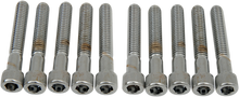DRAG SPECIALTIES Bolts - Socket-Head - Knurled - 5/16-18 x 2" - 10 Pack MPB221