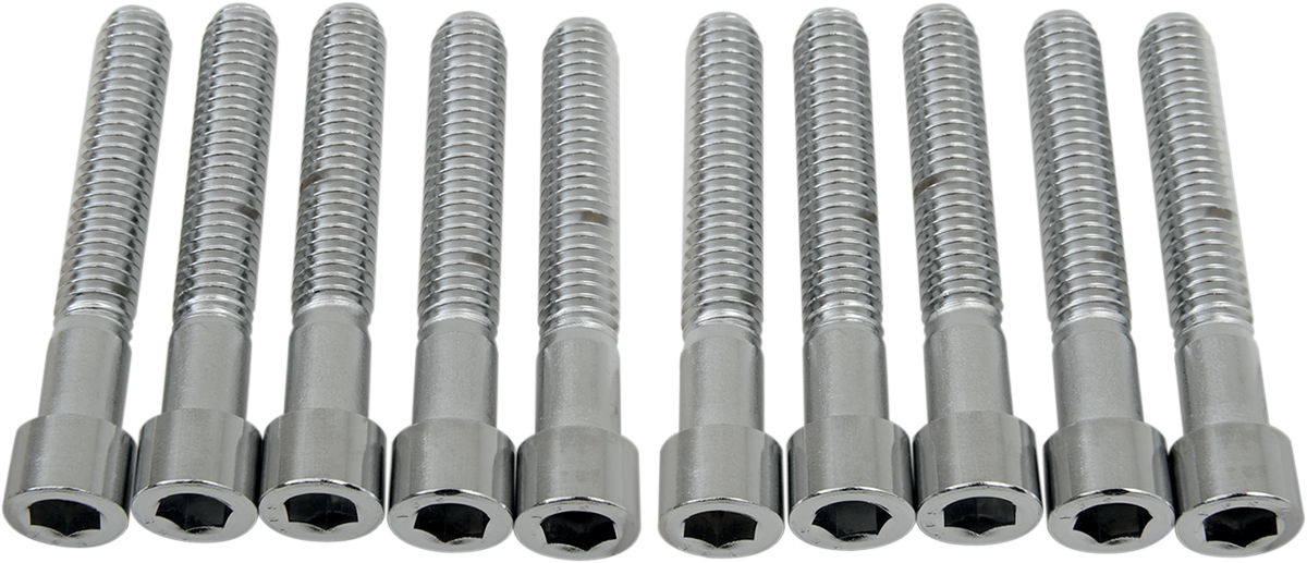 DRAG SPECIALTIES Bolts - Socket-Head - Smooth - 5/16-18 x 2" - 10 Pack MPB221S