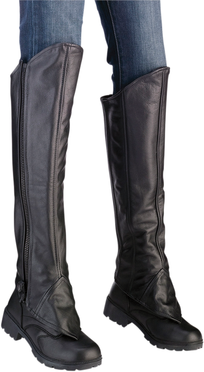 Z1R Women's Half Chaps - Black - 2XL/3XL 2815-0094