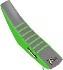 D'COR VISUALS Seat Cover - Green/Gray - KX250F/450F '12-'16 30-20-458