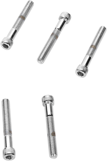 DRAG SPECIALTIES Bolts - Socket-Head/Replacement - Knurled/Fine Thread - 1/4"-28 x 1-1/2" - 10 Pack MPB284