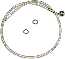 MAGNUM SHIELDING Brake Line - 10mm-Straight - 17" - Sterling Chromite II AS37617