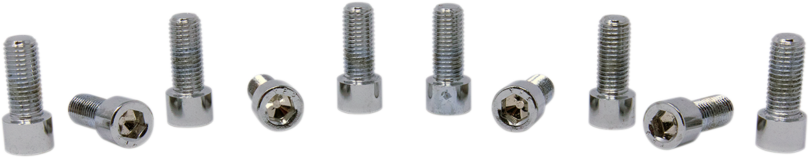 DRAG SPECIALTIES Bolts - Socket-Head/Replacement - Smooth/Fine Thread - 5/16"-24 x 3/4" - 10 Pack MPB226S