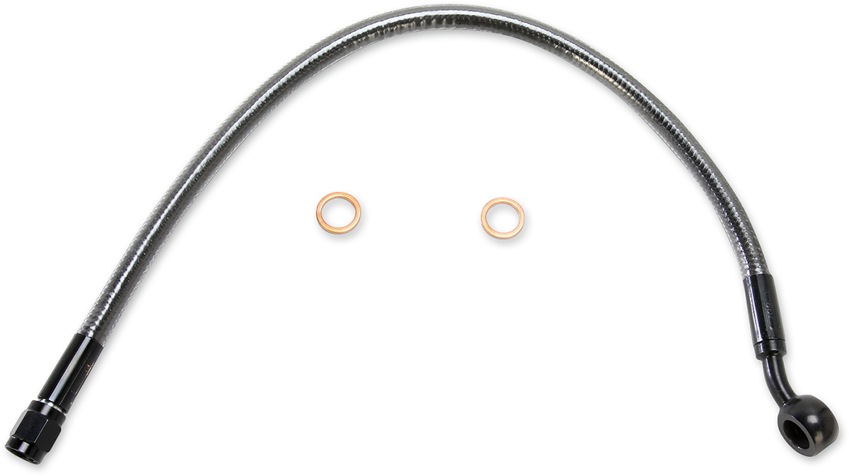 MAGNUM SHIELDING Brake Line - 10mm-35° - 15" - Black Pearl AS47115