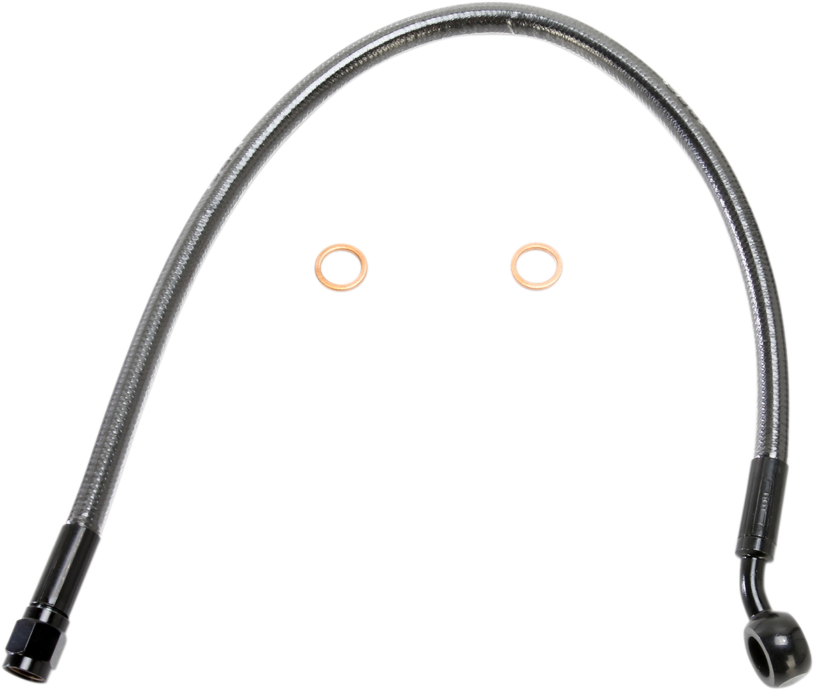 MAGNUM SHIELDING Brake Line - 10 mm-35° - 17" - Black Pearl AS47117