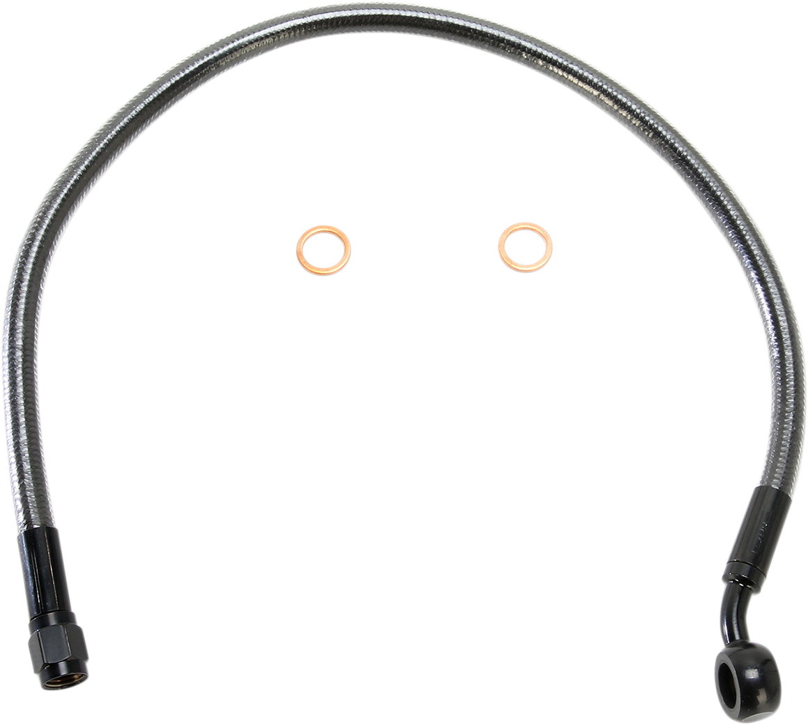 MAGNUM SHIELDING Brake Line - 10 mm-35° - 18" - Black Pearl AS47118